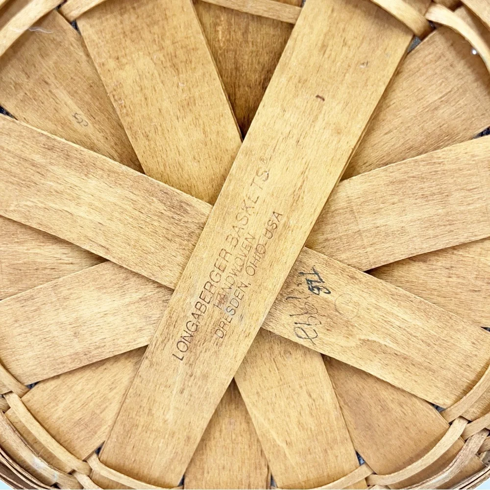 Longaberger Basket Lot Crisco Century Liner Hanging‎ Collectible